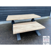 Kloosterset: kloostertafel & salontafel London