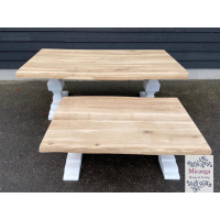 Kloosterset: kloostertafel & salontafel London