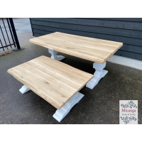 Kloosterset: kloostertafel & salontafel London