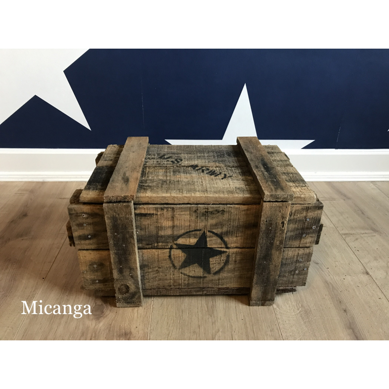 Legerkist ster naturel mini