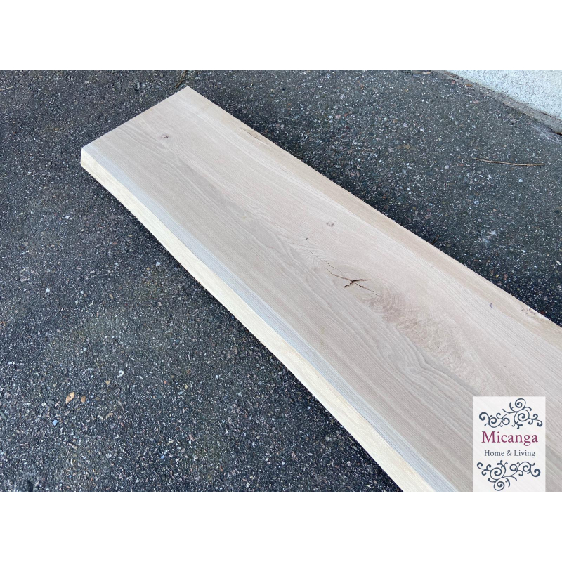 Eiken boomstamwandplank Brooklyn