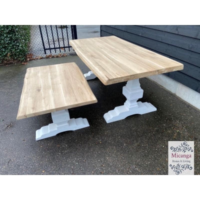 Kloosterset: kloostertafel & salontafel Porto Kloosterset: kloostertafel & salontafel Porto