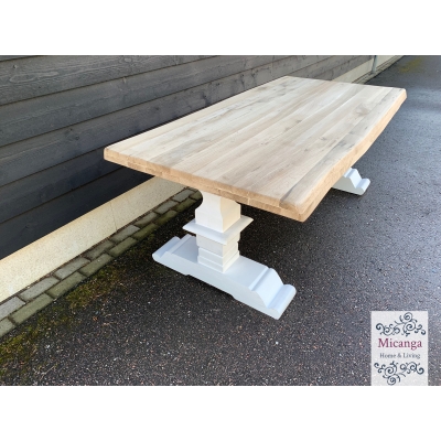 Kloostertafel Porto eettafel 260cm en salontafel Kloostertafel Porto eettafel 260cm en salontafel