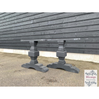 Onderstel kloostertafel ZWART - Brighton
