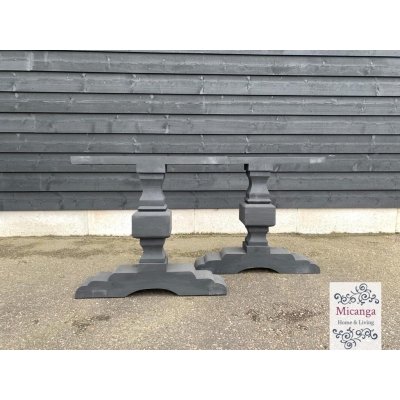 Onderstel kloostertafel ZWART - Brighton